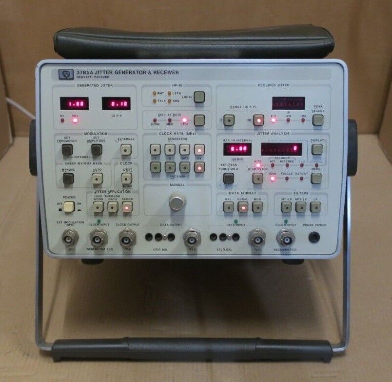 HP Agilent 3785A PCM/TDM Jitter Generator Receiver Fourth Internal Clock 001