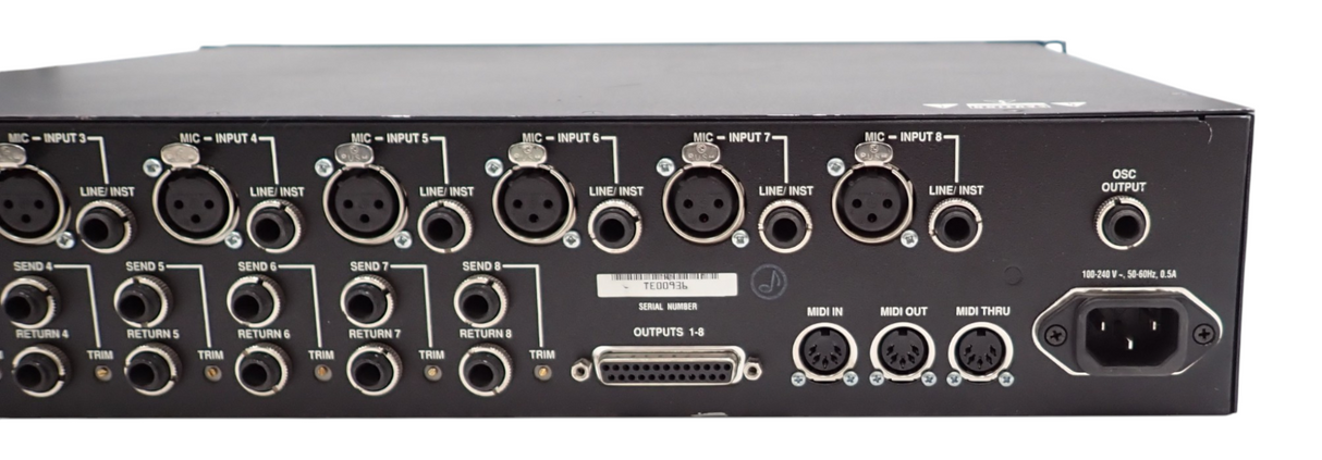 Avid Digidesign PRE MP008 8-Channel Remote Controlled Mic Preamp Silver / Blue8