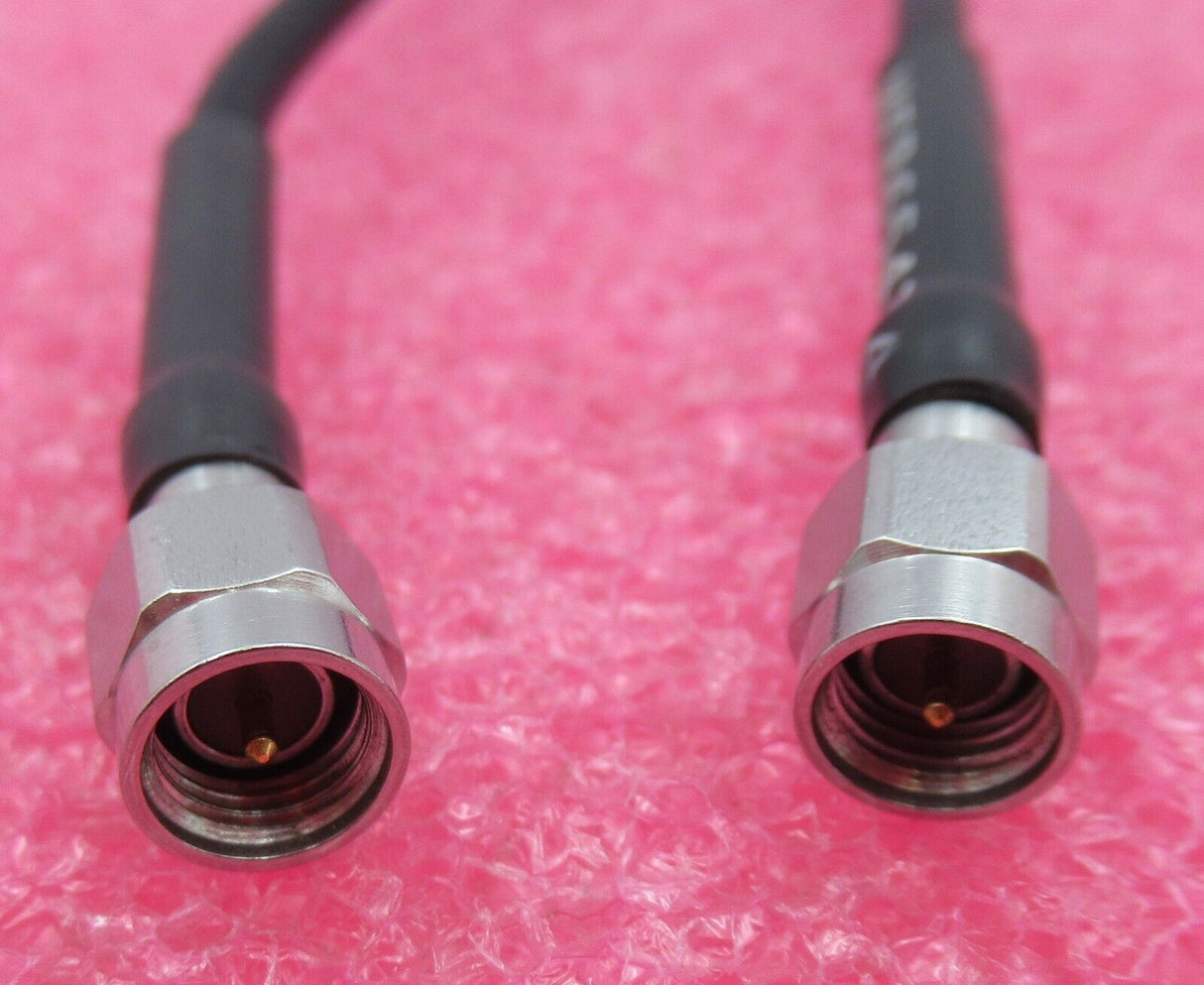 SMA Plug Male Straight To SMA Plug Male Straight 260mm Black Coaxial RF Cable