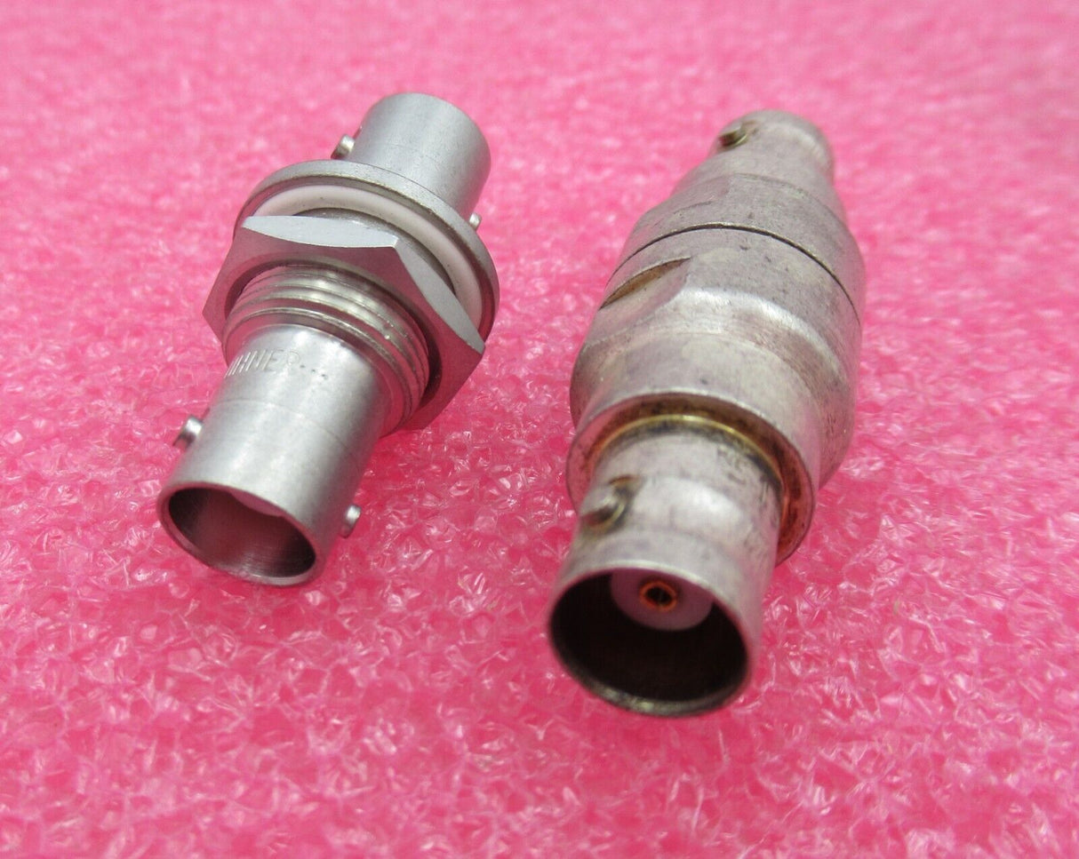 Joblot 4 x RF Coaxial Coupler Adapter 50OMH BNC Female Jack To BNC Female Jack