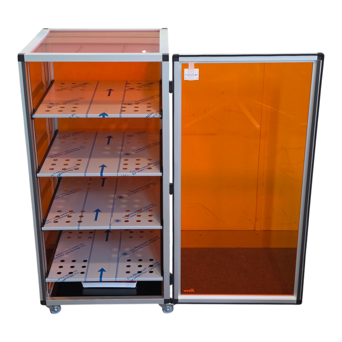 SICCO Maxi 1 Desiccator Protect UV Blocking Orange Acrylic PMMA Drying Chamber4