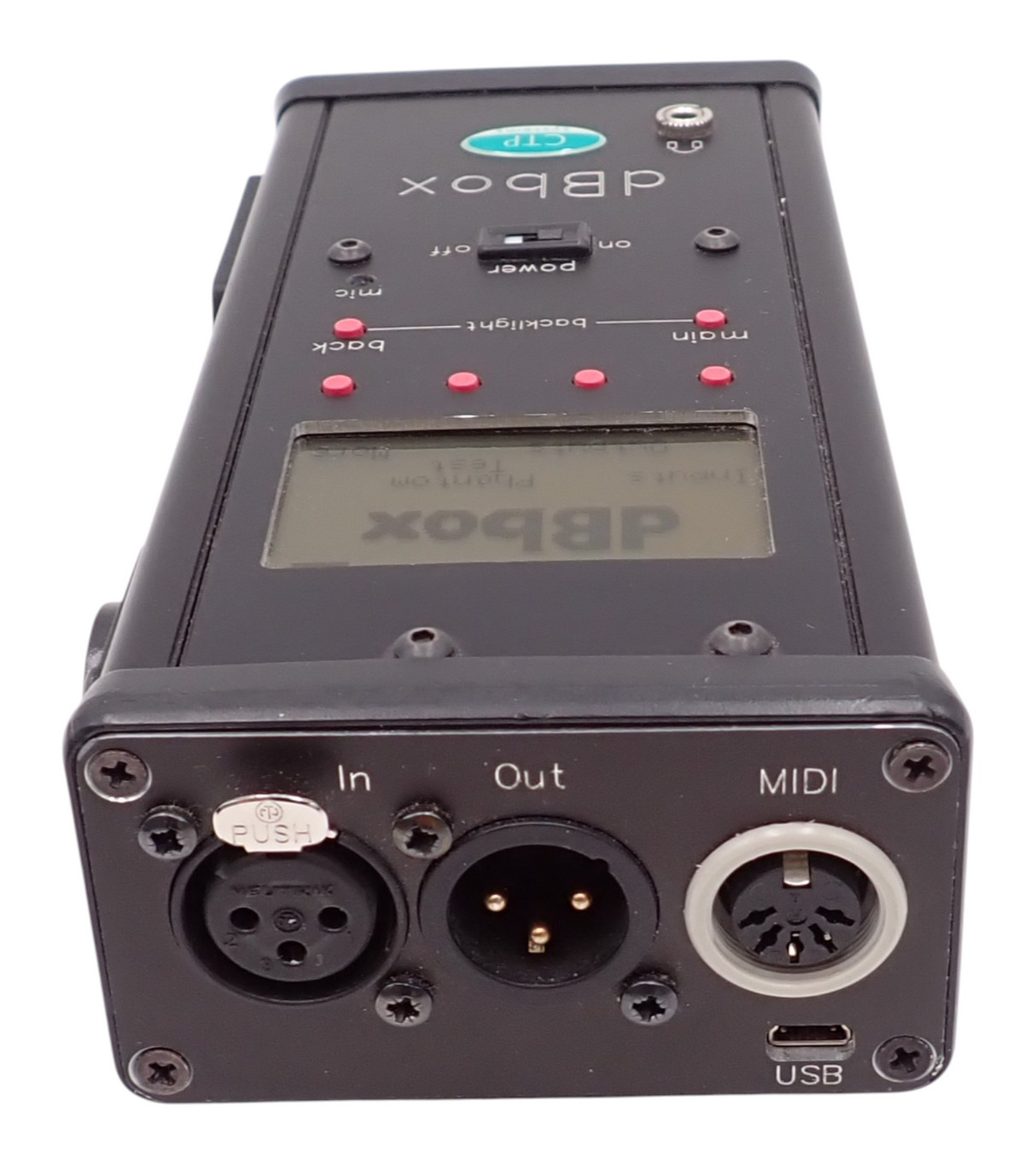 CTP Systems dBox Analogue AES/EBU BNC PPM Hand Held Audio Tester + Case9