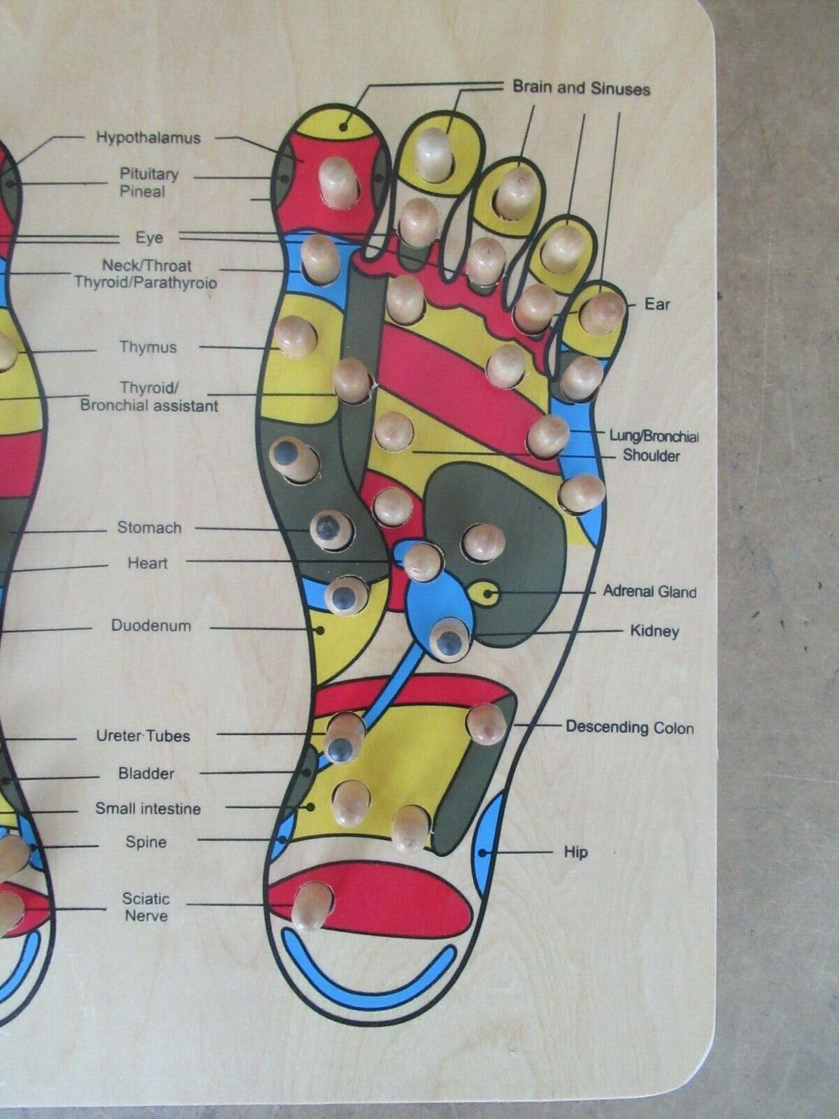 Reflexology Massager Spring Pressure Board Reduce Stress Re-energise Naturally