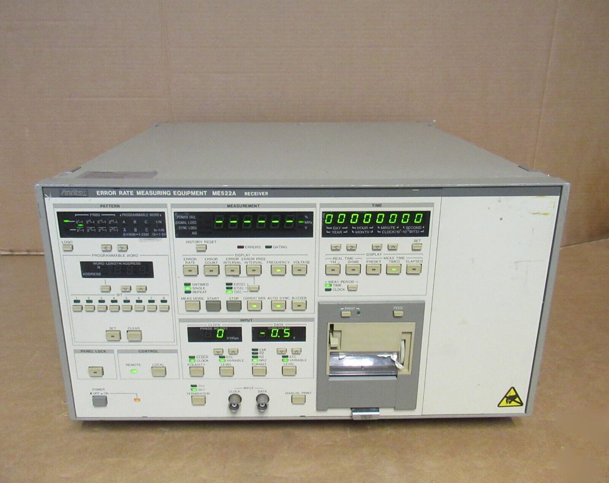Anritsu ME522A PCM Measuring Instrument/ Error Rate Measuring Equipment