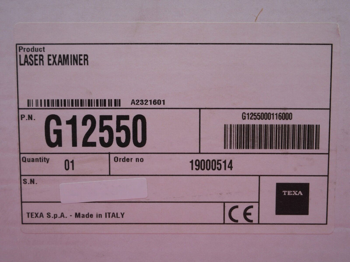 Texa Laser Examiner Brake Disk and Tyre Tread Wear Measurement G12550