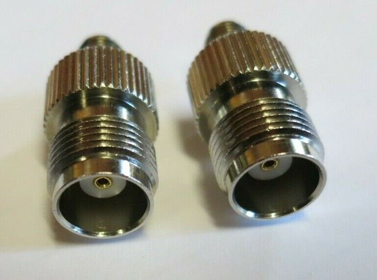 Joblot 2 x SMA Female To MMCX Female Straight RF Coaxial Adapter 50? 18GHz