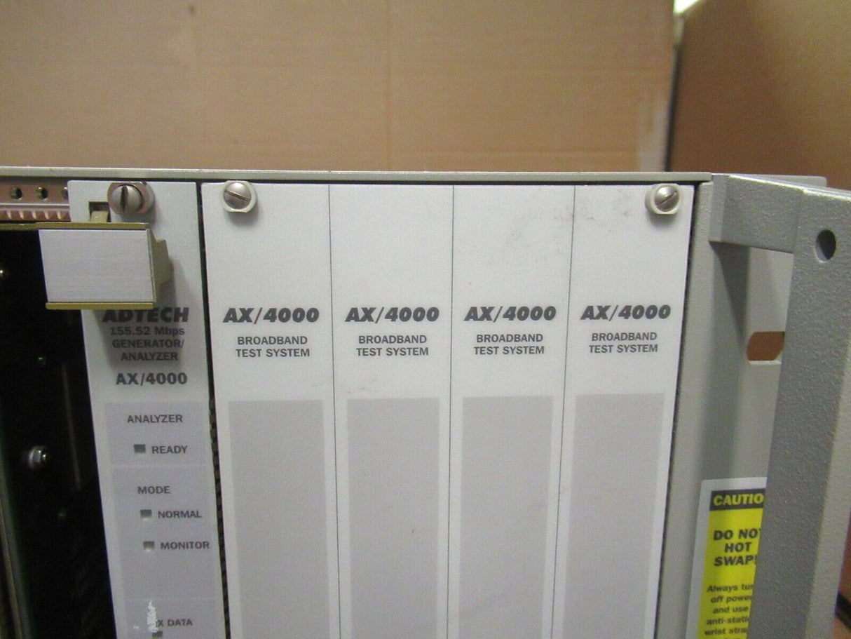 Spirent Adtech AX/4000 Broadband Test System 17-Slot Chassis - 400140CE 8x Cards