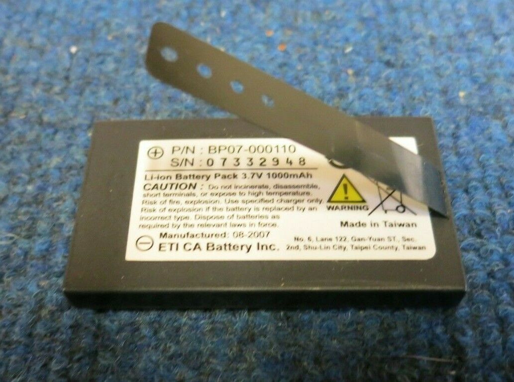 Datalogic BP07-000110 Li-ion Battery Pack 3.7V 1000mAh For Barcode Scanner
