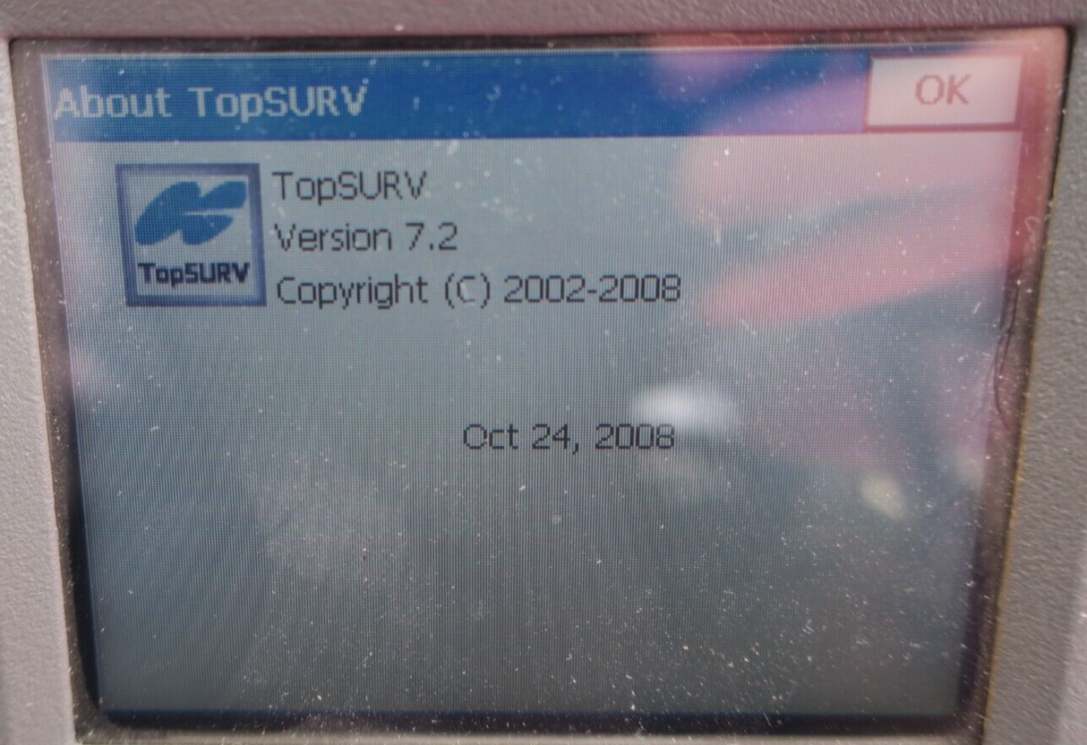 Topcon FC-2500 Robotic Field Survey Controller Data Collector RS-1 2.4 GHz Radio