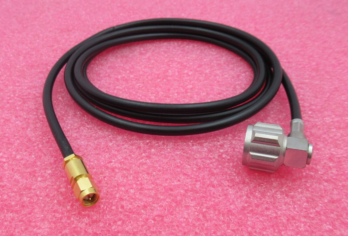 RF Coaxial Cable Black 6FT SMA Male Straight to N Male Right Angle