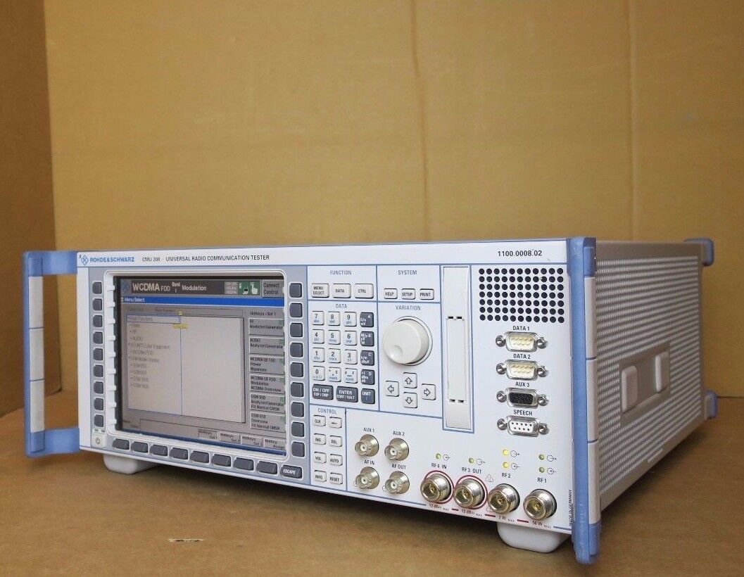 Rohde & Schwarz CMU 200 Universal Radio Communication Tester 1100.0008.02 R&S