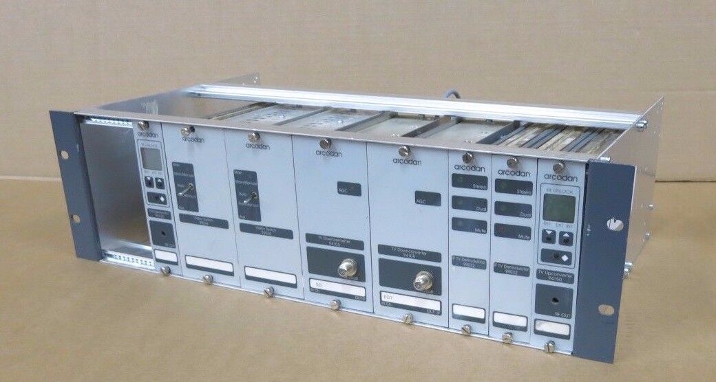 Arcodan 8 x Modules & Chassis For Mount In 19" Rack Pilot Generator Video Switch