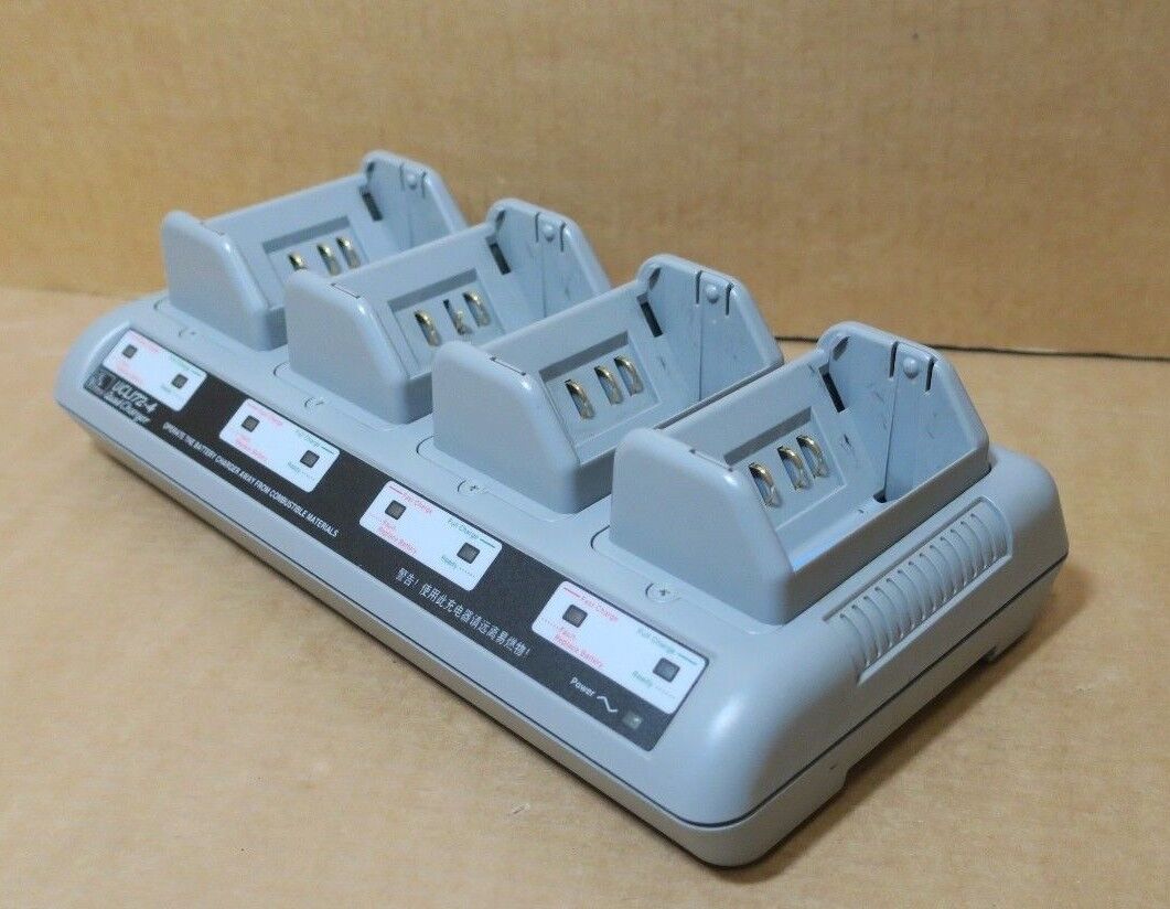 Zebra UCLI72-4 AT16305-08 4 Slot QL RW Thermal Printer Quad Battery Charger