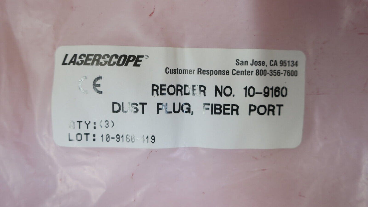 2 x Laserscope Lyra Aura Gemini Laser Aperture Fiber Port Dust Plug 10-9160