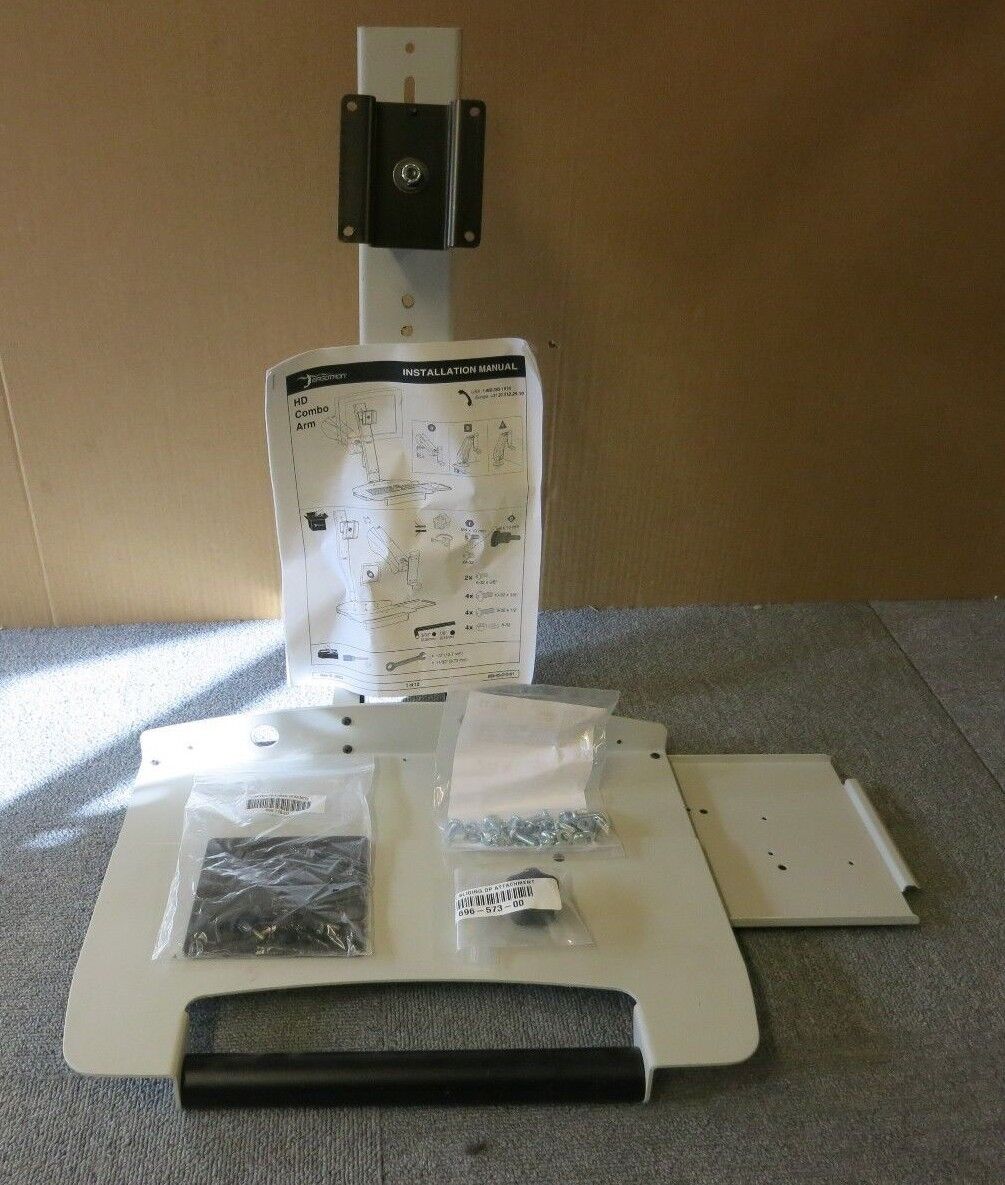 Ergotron 44-373-180 HD Combo Arm Monitor Stand Keyboard & Sliding Mouse Tray