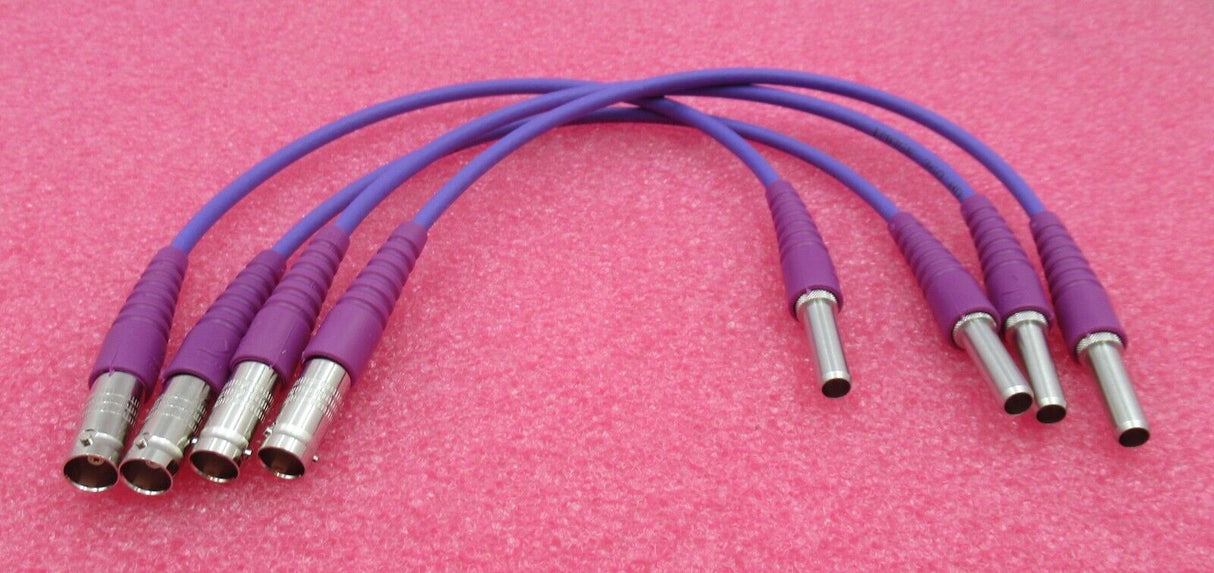 4x BNC Plug Male To Female HD SDI 300mm Coaxial RF Cable Audio Video 4k UHD