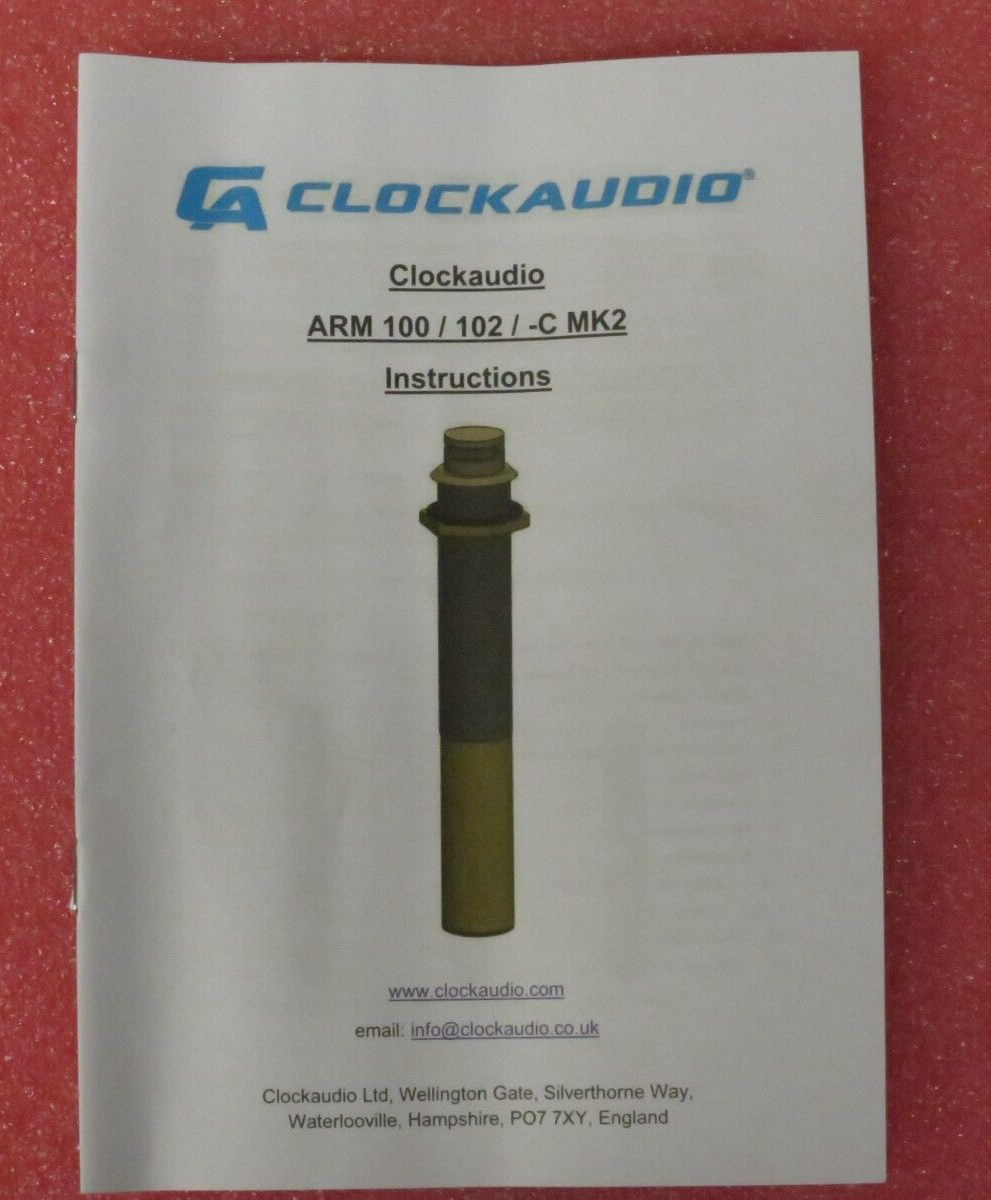 Clockaudio ARM-MIC 102-RF MK2 Motorized Low Profile Conference Desk Microphone