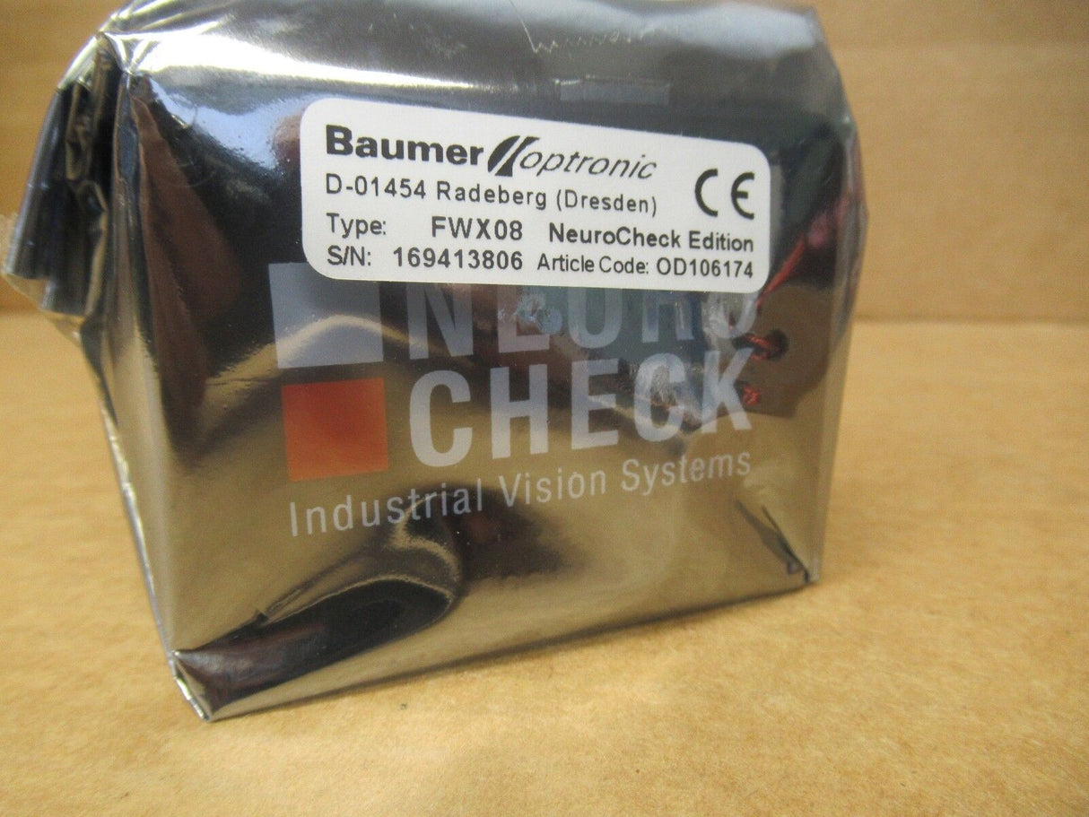 NEW Baumer Optronic FireWire Neurocheck Edition FWX08 Industrial Vision Camera
