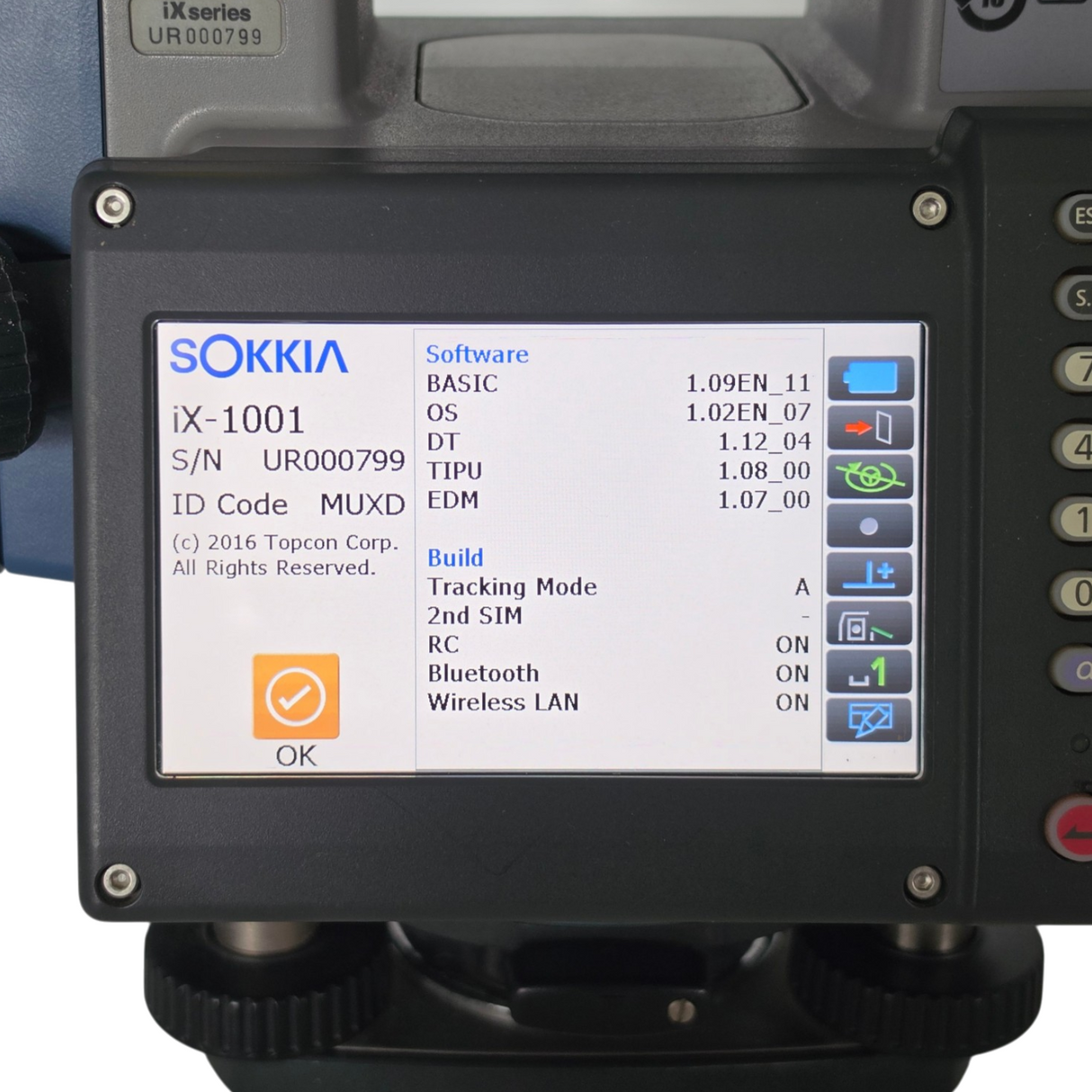 Sokkia iX 1001 1″ Robotic Total Station Ultrasonic Motor Surveying Instrument12