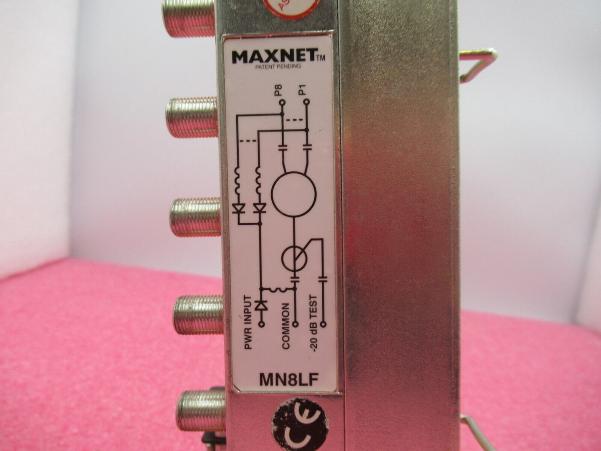 Maxnet MN8LF 8 Way L Band Splitter With Auxiliary Module
