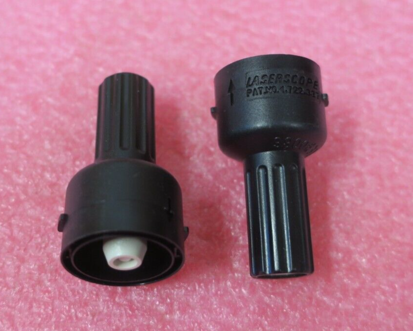 2 x Laserscope Lyra Aura Gemini Laser Aperture Fiber Port Dust Plug 10-9160
