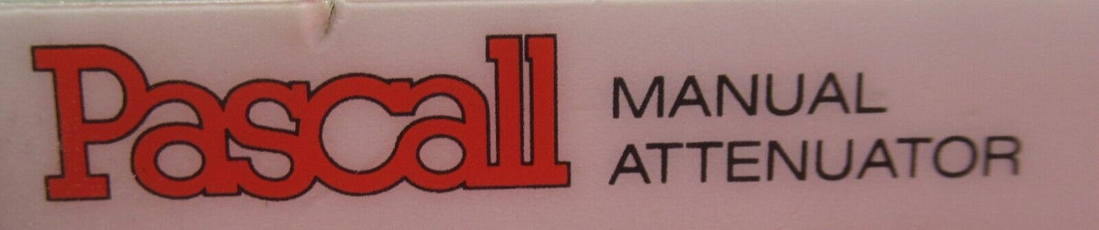 Pascall AC702 1.0W 75 Ohm BNC To BNC Manual Switched Attenuator