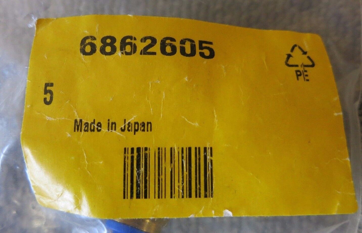 9 X SMC KQH08-01S Pneumatic Straight Threaded-Tube Adapter R 1/8 Male Push In 8m