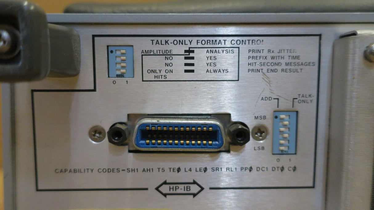 HP Agilent 3785A PCM/TDM Jitter Generator & Receiver 48Hz - 66Hz 220V