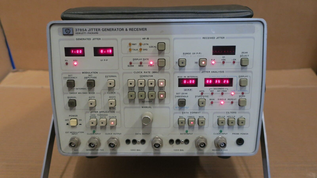 HP Agilent 3785A PCM/TDM Jitter Generator & Receiver 48Hz - 66Hz 220V