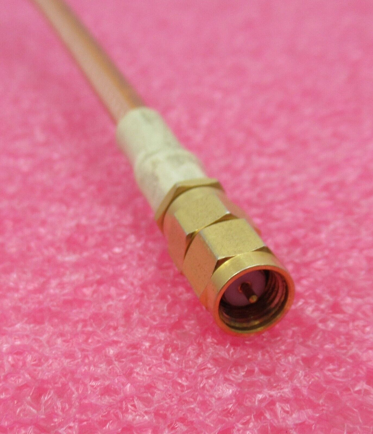 SMA Plug Male Straight To SMA Plug Male Straight 1M Gold Coaxial RF Cable