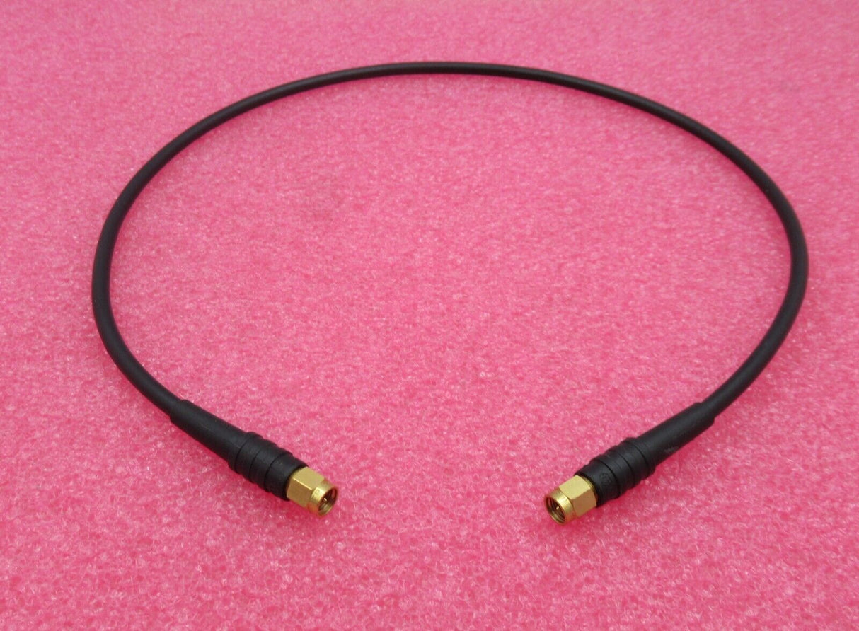 SMA Plug Male Straight To SMA Plug Male Straight 0.6M Black Coaxial RF Cable