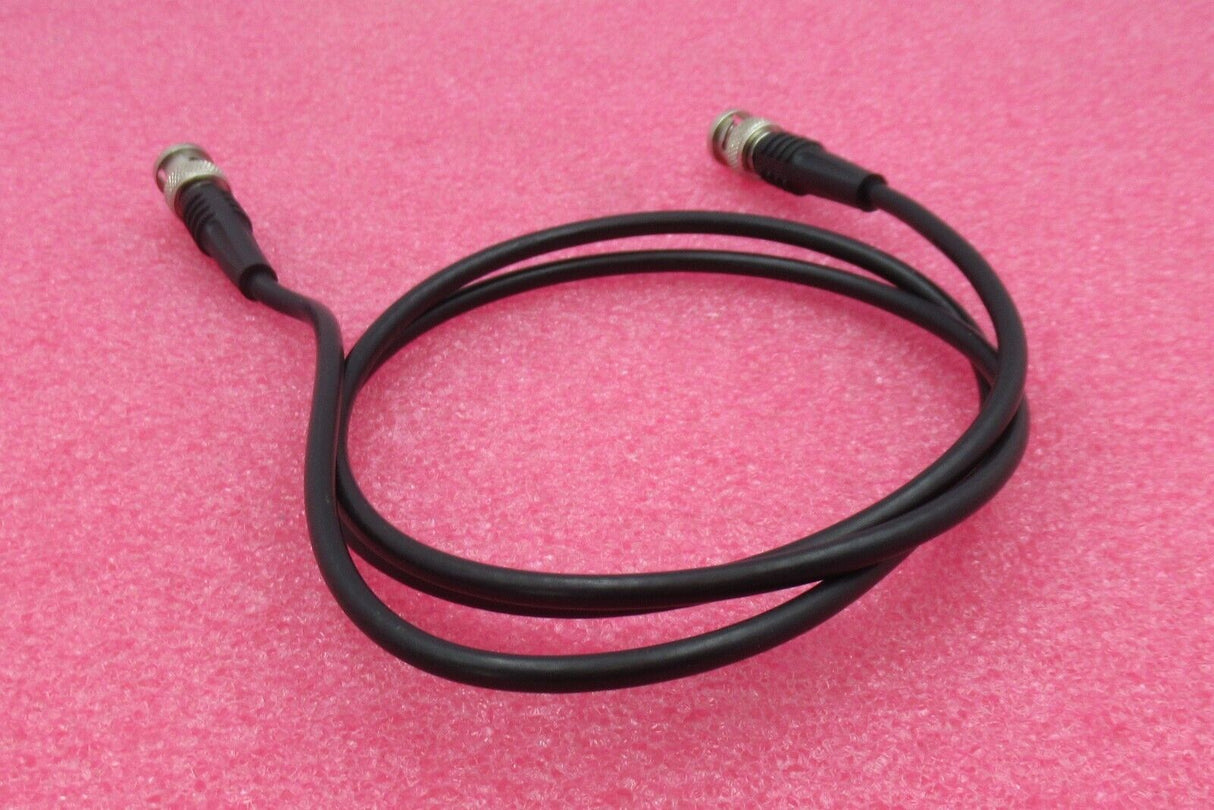 BNC Plug Male Straight To BNC Plug Male Straight Black Coaxial RF 1.2M Cable