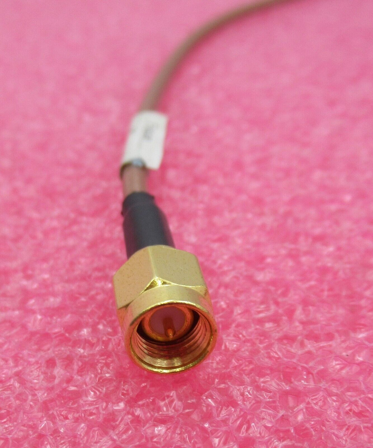 SMA Male Right Angle To SMA Male Straight 1.2M Brown Coaxial RF Cable