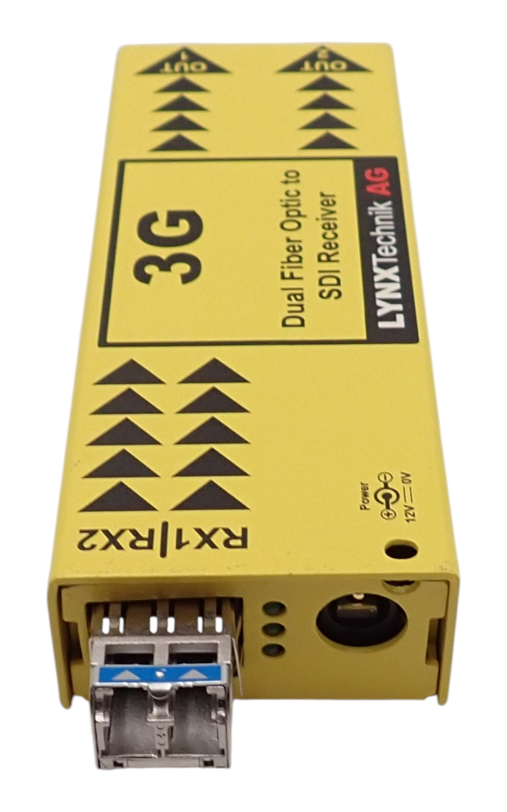 Lynx Technik AG Yellobrik ORR-1802 Dual Channel Fibre Optic To SDI Singlemode LC7