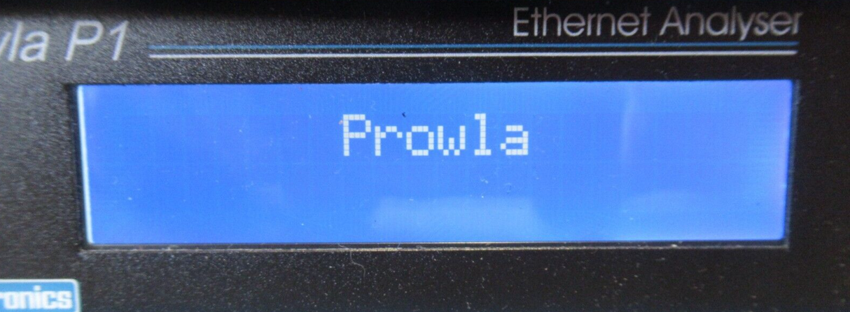 Consultronics PROWLA P1 Ethernet Network Analyser With 4 x SFP