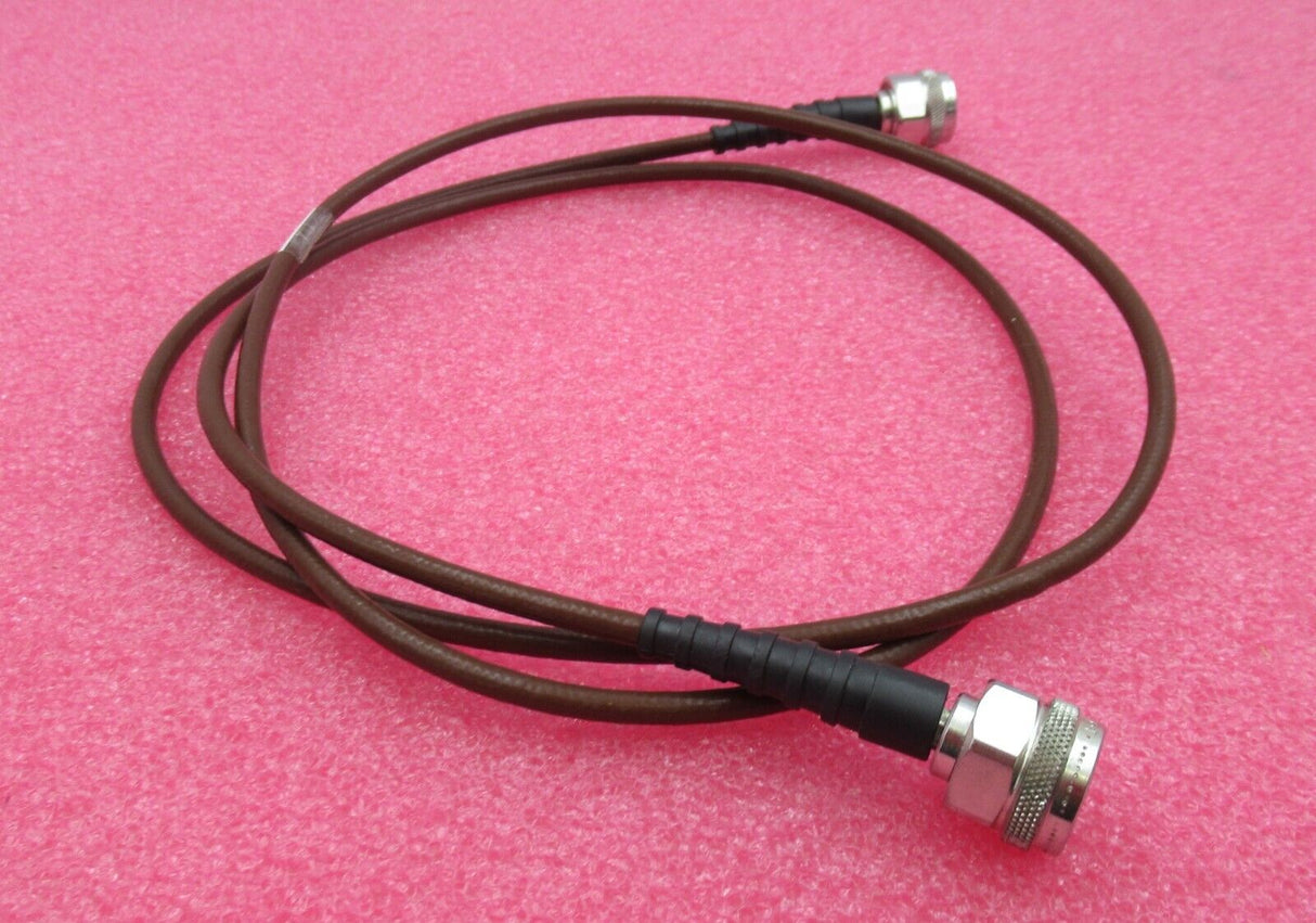 Straight N Plug Male To Straight N Plug Male 1.5M Brown Coaxial RF Cable