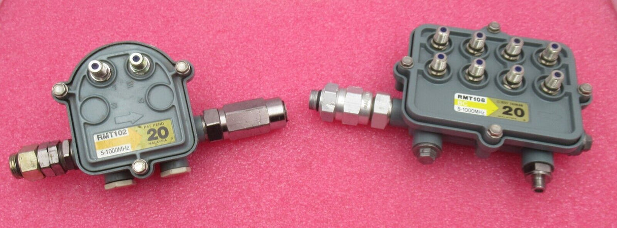 Regal Hardline RMT108 8-Port & RMT102 2-Port 5-1000 MHz Multi Cable Tap