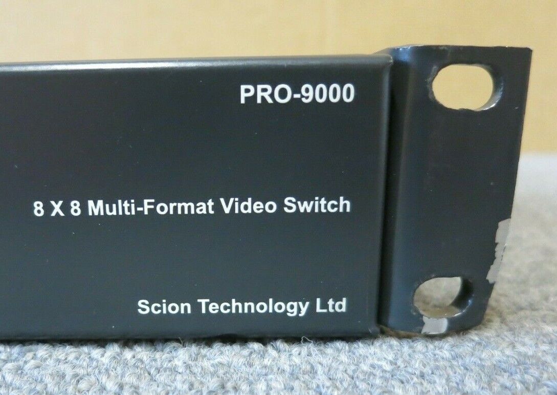 Scion Pro-9000 Multi-format Video Audio 8 x 8 Distribution System CAT5e/6