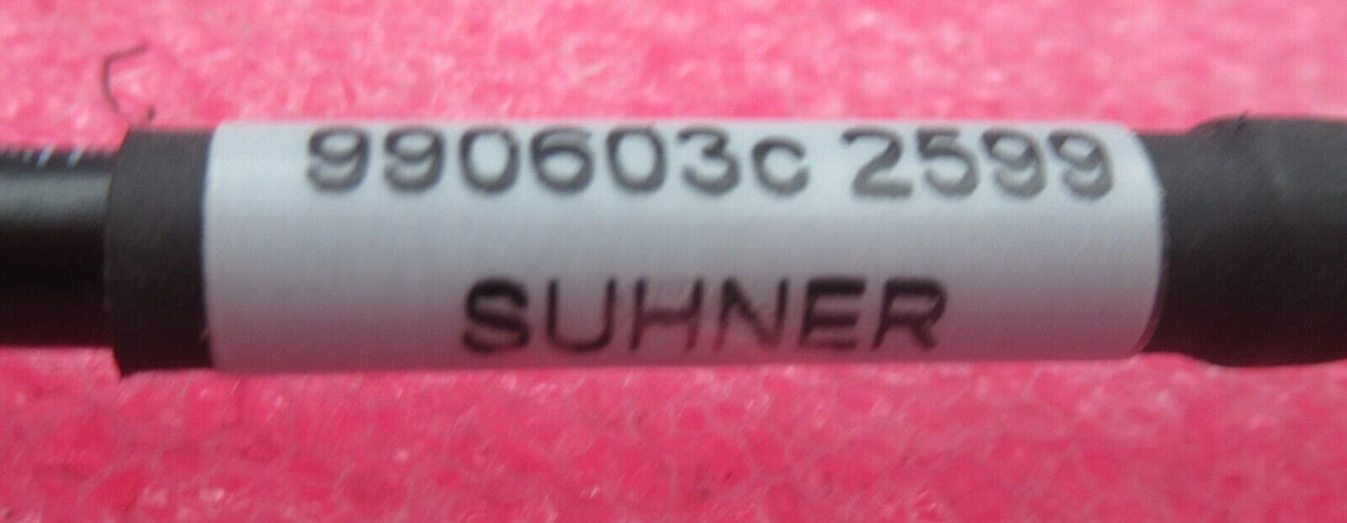 Huber & Suhner 990603C RF Coaxial Cable 30cm SMA Male Right Angle to Right Angle
