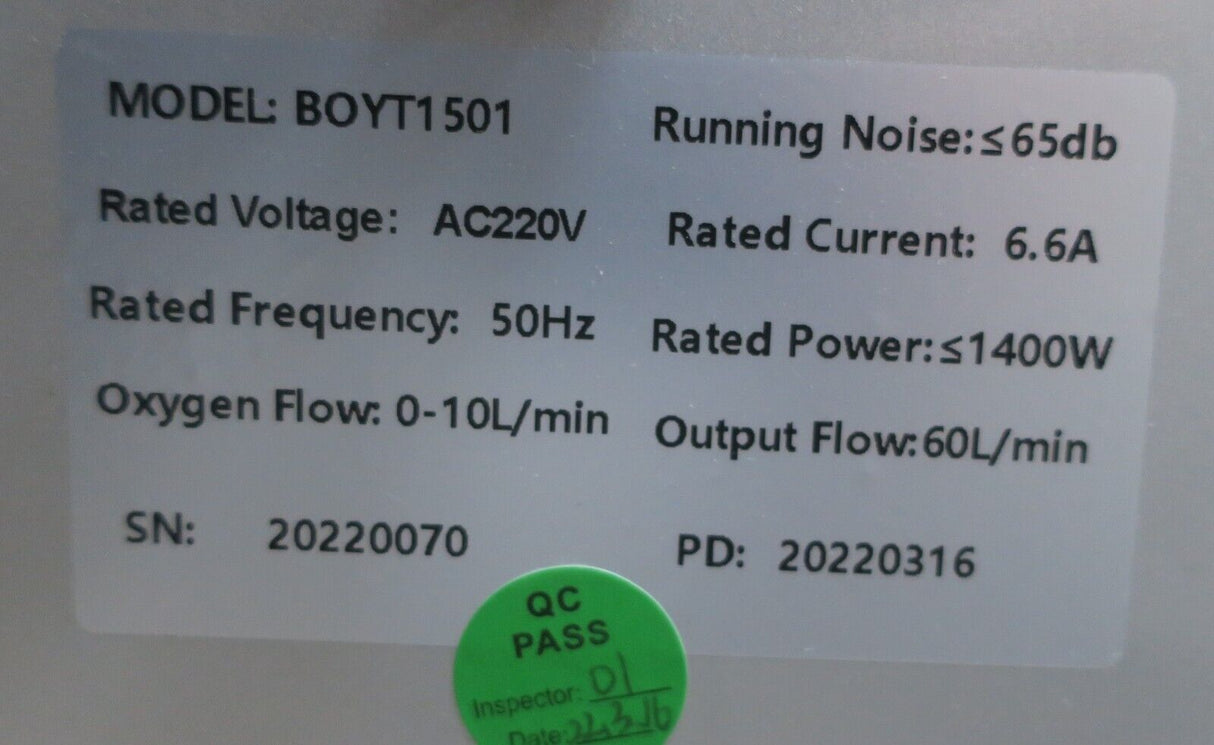 Henshaw XL Pro Hyperbaric Oxygen Therapy 1.49 ATA HBOT Rehab Medical Chamber