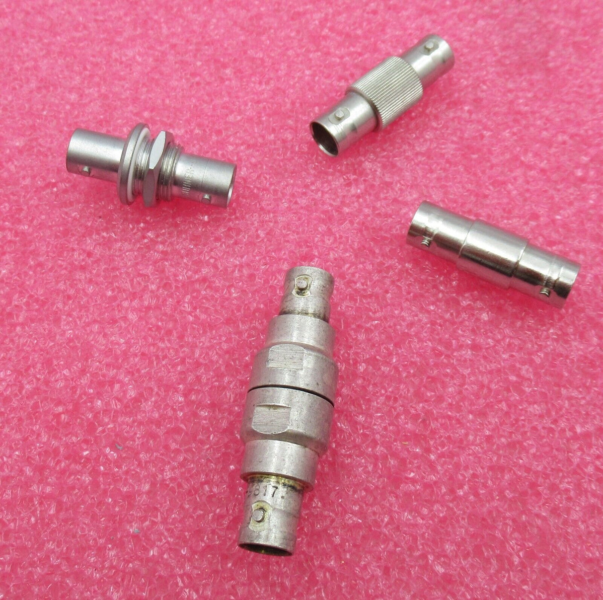 Joblot 4 x RF Coaxial Coupler Adapter 50OMH BNC Female Jack To BNC Female Jack