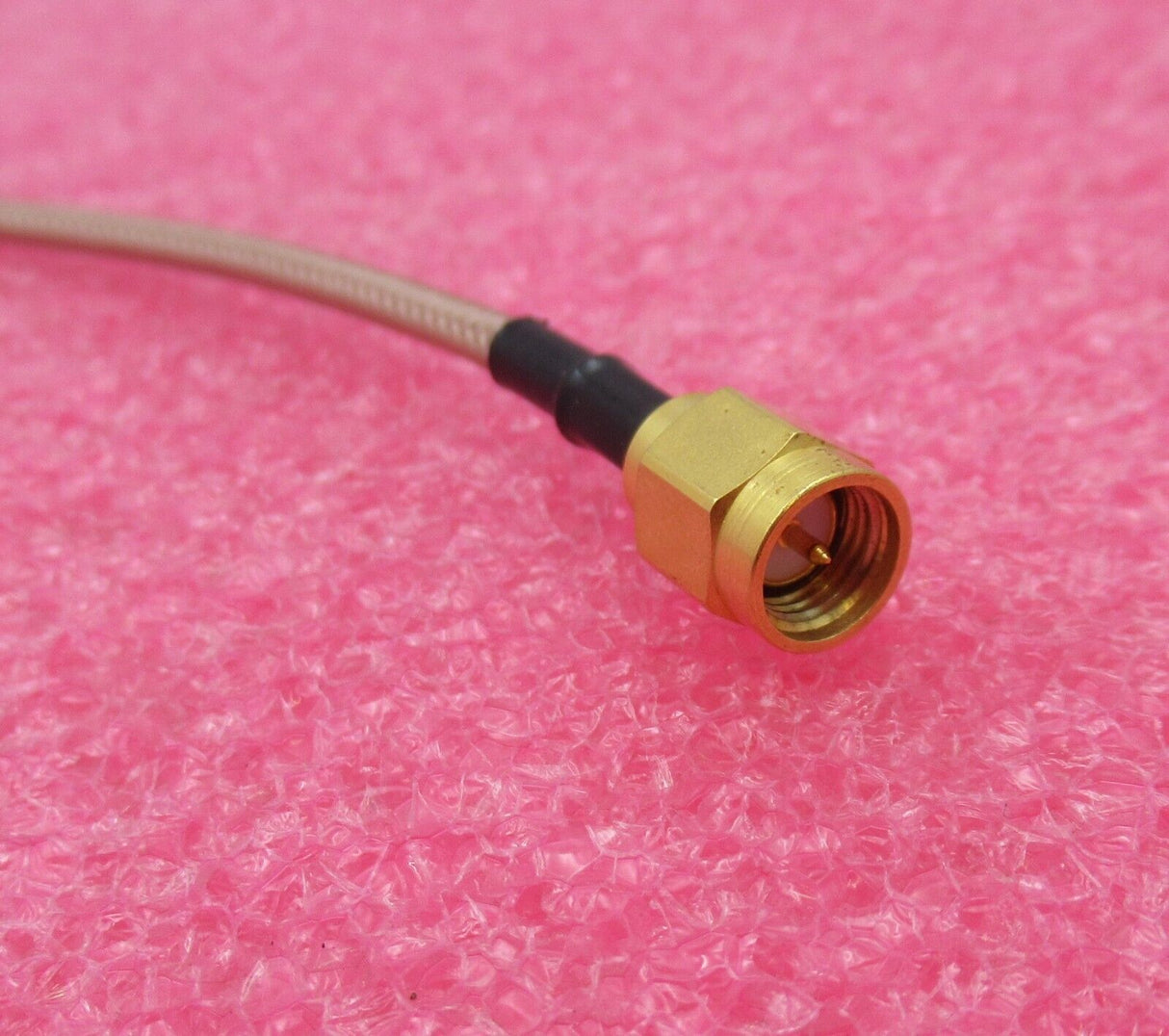 300MM SMA Plug Male Straight To SMA Plug Male Straight Brown Coaxial RF Cable