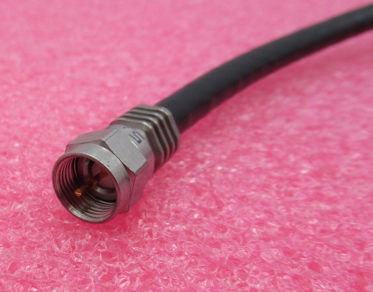 Job Lot 4 x F Connector Male To F Connector Male 1.2M Black RF Coaxial Cable