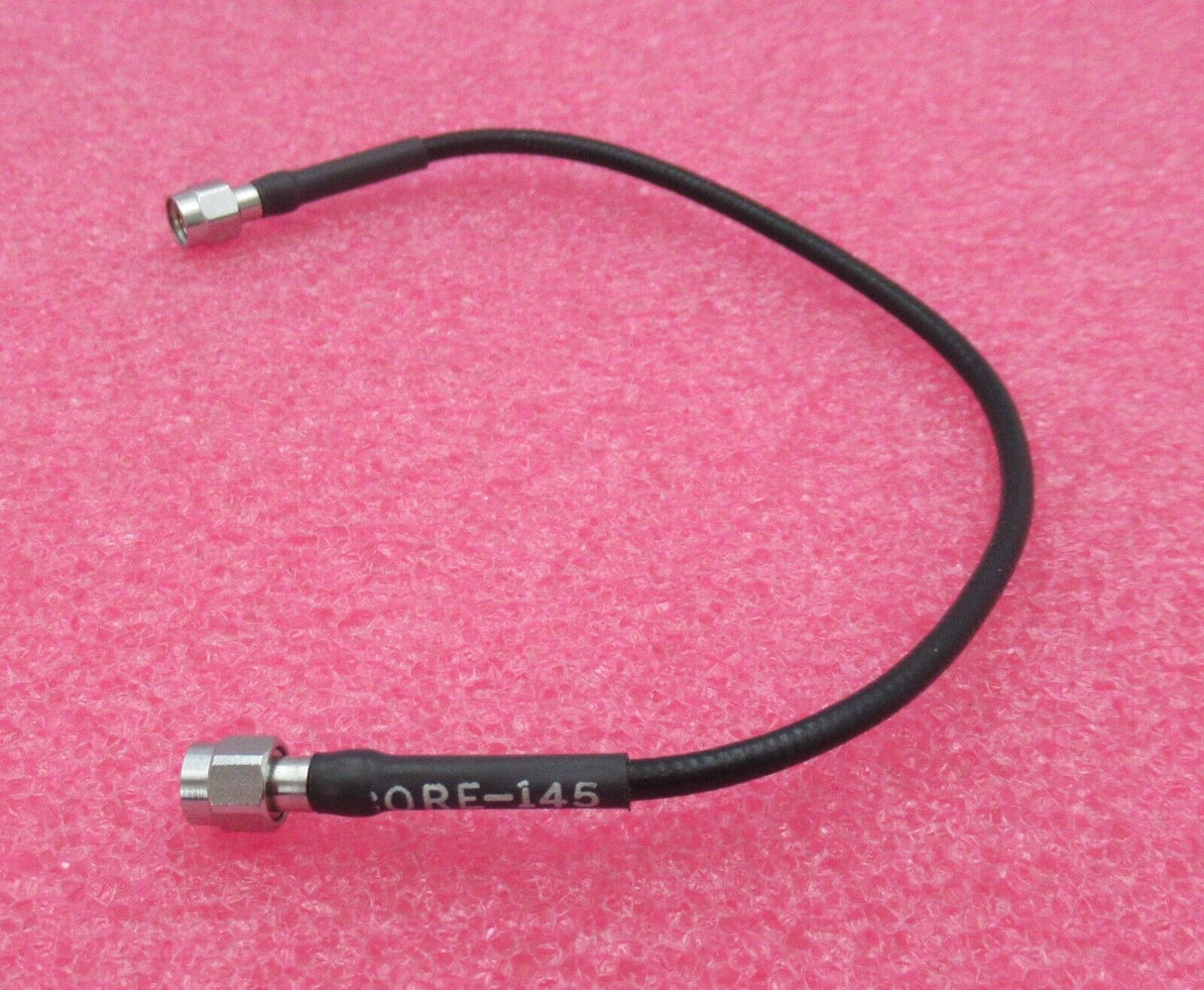 SMA Plug Male Straight To SMA Plug Male Straight 260mm Black Coaxial RF Cable