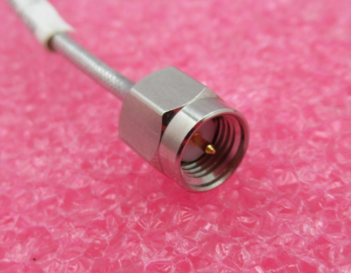 SMA Plug Male Straight To SMA Plug Female Straight 0.5M Silver Coaxial RF Cable