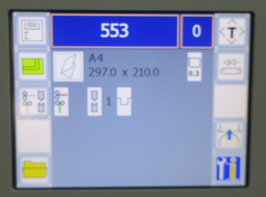 Multigraf Touchline CF375 Eurofold Paper Auto Digital Creaser Folder Machine9