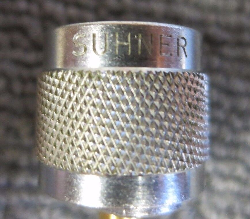 Huber & Suhner 33_N-SMA-50-1/113_UE Straight 50? RF Adapter Type N Plug to SMA