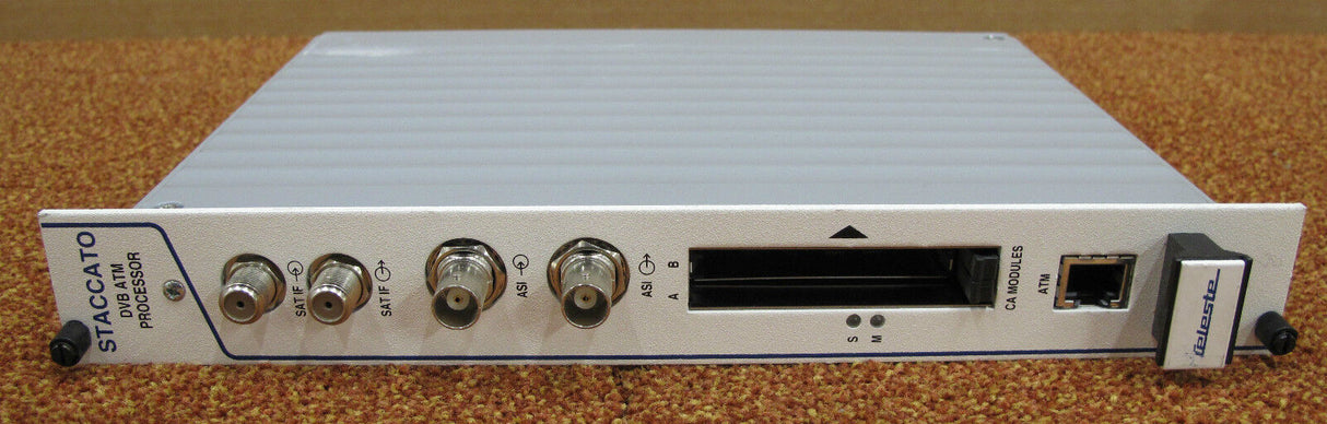 Teleste STACCATO Ver.B.1.5 ATM DVB Processor Optical Module,TV Receiving