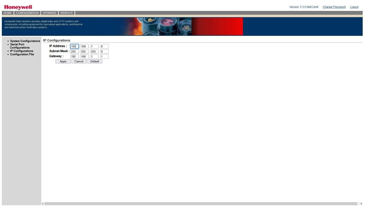 Honeywell Security MegaPIT HS10PIT Protocol Interface Translator CCTV Switcher