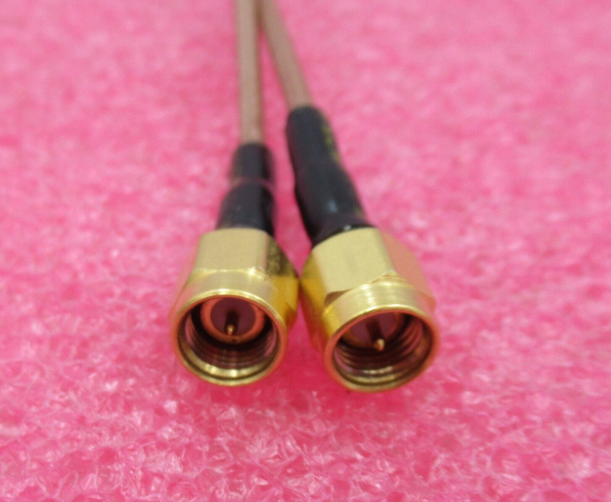 SMA Plug Male Straight To SMA Plug Male Straight 1M Brown Coaxial RF Cable
